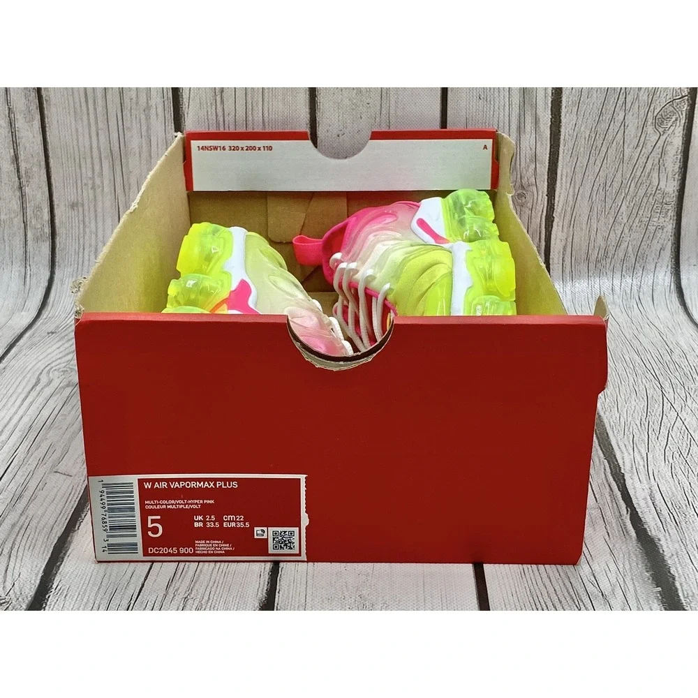 Size 5 - Nike Women's Air VaporMax Plus Pink Volt Gradient DC2045‎ 900